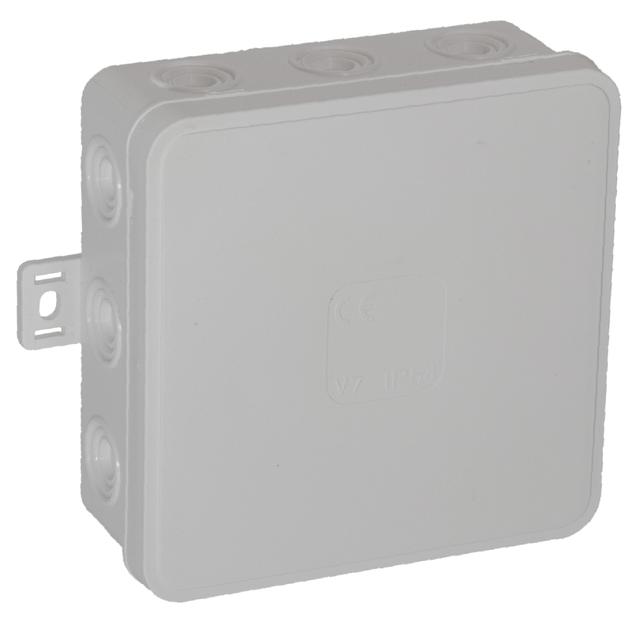 Puszka n/t CLICK IP54 12 przepustów kablowych 100x100x41mm biały 32 szt. OR-JB-13804/W/32 ORNO
