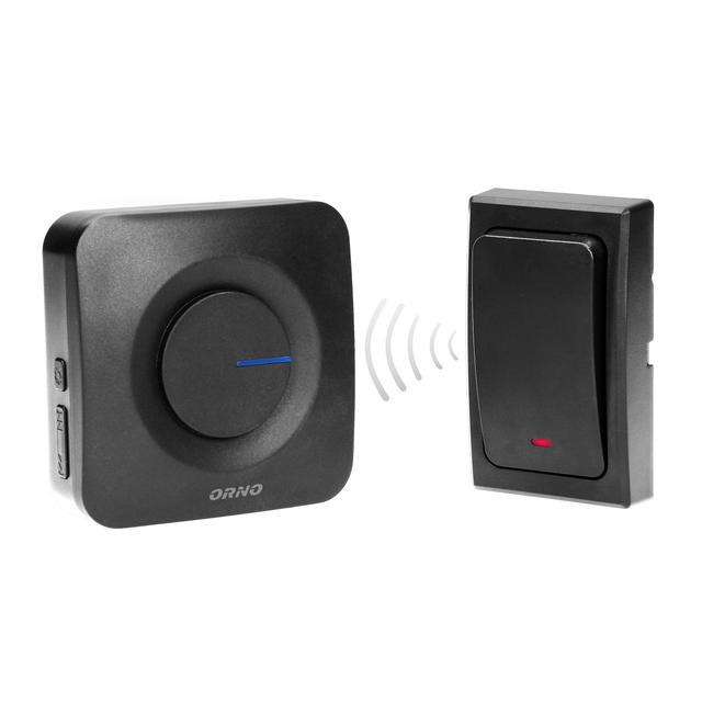 Dzwonek bezprzewodowy ONDO AC sieciowy przycisk bezbateryjny learning system 36 dźwięków 200m OR-DB-