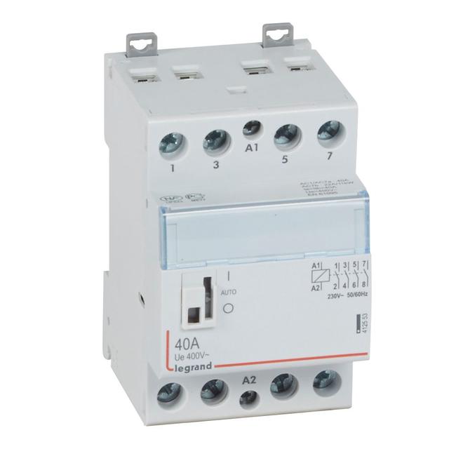 STYCZNIK MODUŁOWY SM 340 40A 230V 4NO Z MANIPULATOREM, Legrand