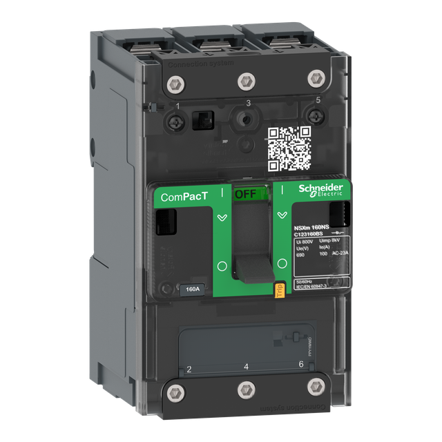 Rozłącznik ComPacT NSXm 160NA 3P zaciskane końcówki kablowe C123160BS Schneider