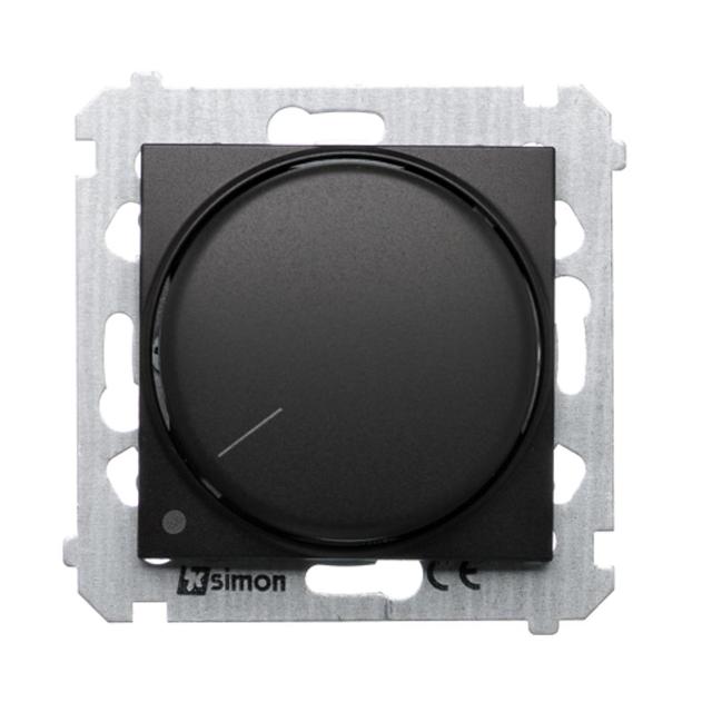Simon 54 Ściemniacz obrotowy dwubiegunowy do LED ściemnialnych 230V 5-215W czarny *Wymagana instalacja 4-przewodowa DS9L2.01/49 KONTAKT