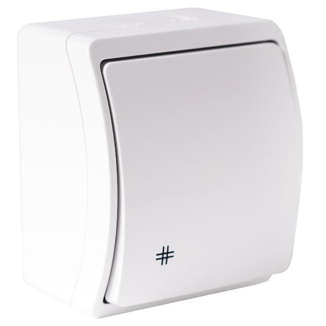 Łącznik krzyżowy n/t AQUATIC IP44 biały 10 szt. OR-OE-7103/W/10 ORNO