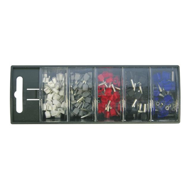 Asortyment końcówek tulejkowych izol. na pod prz. kaset plas 270866 HAUPA