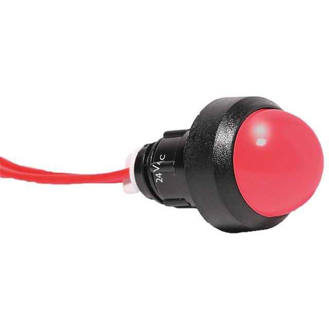 LS LED 20 R 24 LAMPKA SYGNAL.LED D=20MM CZERW.24V AC