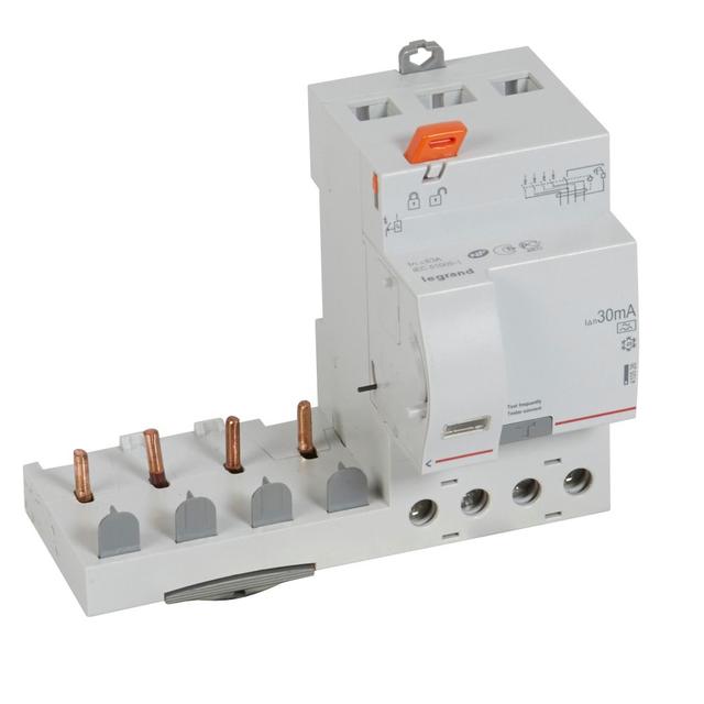 BLOK RÓŻNICOWOPRĄDOWY PR 304 4P 63A 30MA TYP A SERII DX3, Legrand