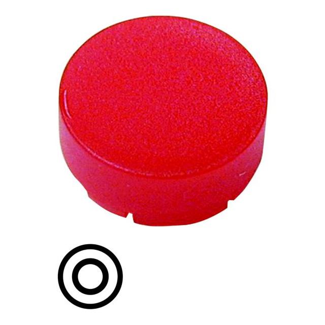 M22-XDLH-R-X0 Soczewka przycisku 22mm wystająca czerwona z opisem /O/ 218161 EATON