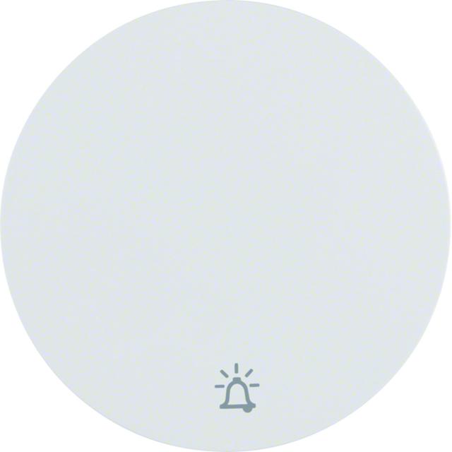 BERKER R.1/R.3 Klawisz nadrukowany symbol dzwonek do łącznika klaw. pojedyncza biały 16202069 HAGER