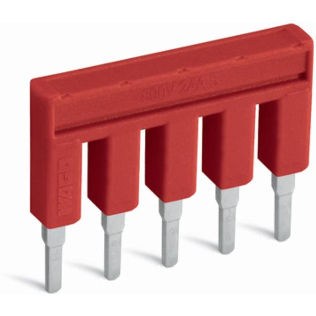 TOPJOBS mostek grzebieniowy 6-bieg. z izolacją czerwony