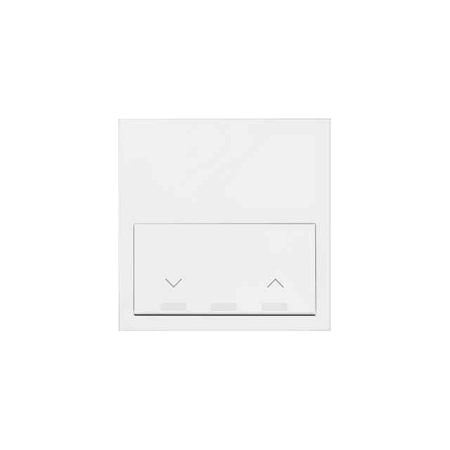 Simon 100 Panel 1-krotny: 1 klawisz roletowy biały mat