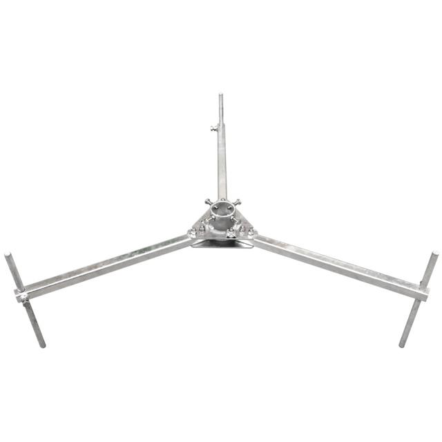 Regulowany statyw do iglic 50 mm z regulacją pionu do 10st. St/tZn