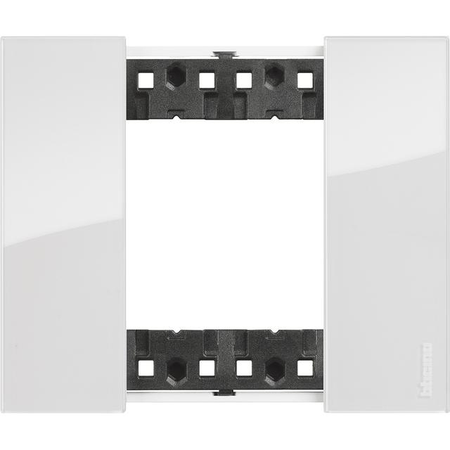 Living Now - Ramka 2 Moduły - Ice Bticino KA4802DW LEGRAND