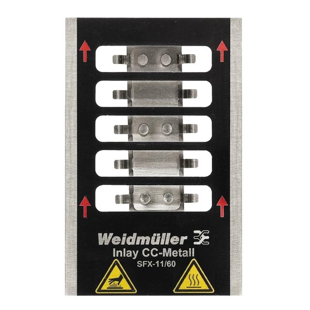 INLAY SFX-M 11/60 Wkład (znakowanie urządzenia), typ znacznika: SFX-M 11/60, Wykonanie: Uchwyt na 5 oznaczników /1szt./ 1341110000 WEIDMÜLLER