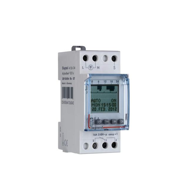 PROGRAMATOR CYFROWY TYGODNIOWY 1-KANAŁOWY Z WEJŚCIEM STERUJĄCYM D21S, Legrand