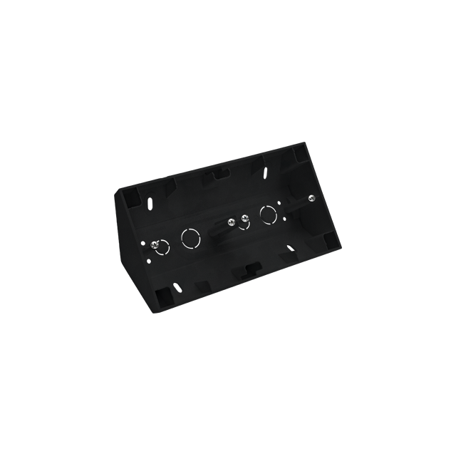 Simon 55 Puszka natynkowa narożna 2-krotna do ramek LINE/DUO Czarny mat