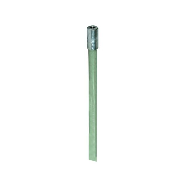 Pręt izolacyjny fi 16 mm jasnoszary z gniazdem M10 Al, dł. 675 mm, GFK