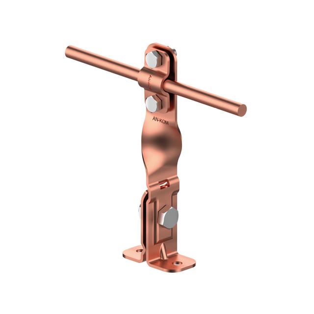 Uchwyt na blachę kątowo-skręc.Z-śruba H=14,5cm/CU/