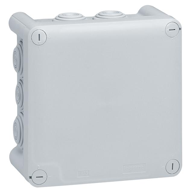 Plexo55 Puszka Kwadratowa Z Przepustami 130x130X74 Mm 092032 LEGRAND