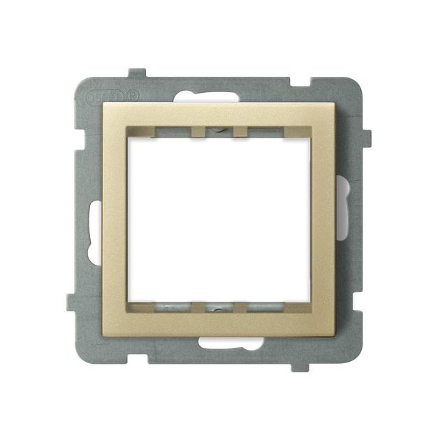 SONATA Adapter podtynkowy systemu 45 do serii Sonata kolor szampański złoty AP45-1R/m/39 OSPEL