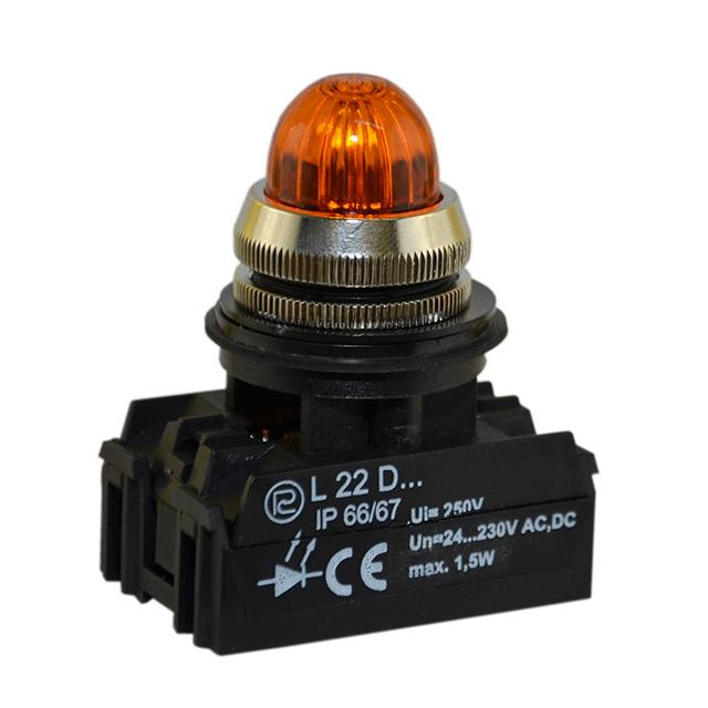 Lampka L22G/24V/W3 żółta