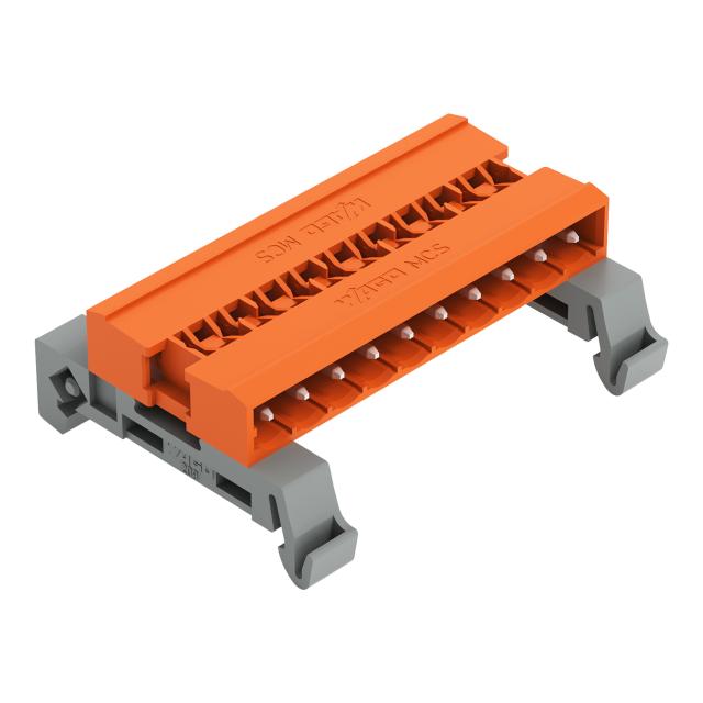 MCS-MIDI Classic wtyk dwustronny 10-bieg. pomarańczowy raster 5,08 mm /25szt./ WAGO