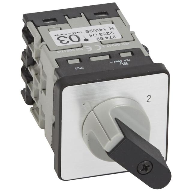 PRZEŁĄCZNIK KRZYWKOWY 1-2 PR12 16 A 3P, Legrand