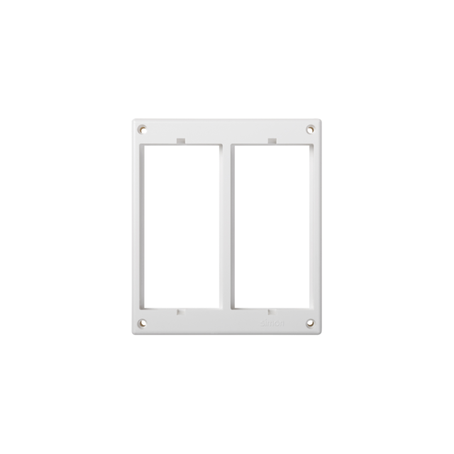 Simon Connect Ramka 2-modułowa czysta biel