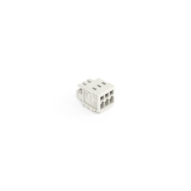 Gniazdo MCS‑MINI Classic 3‑biegunowe jasnoszare raster 3,5 mm 734‑103 /200szt./ WAGO