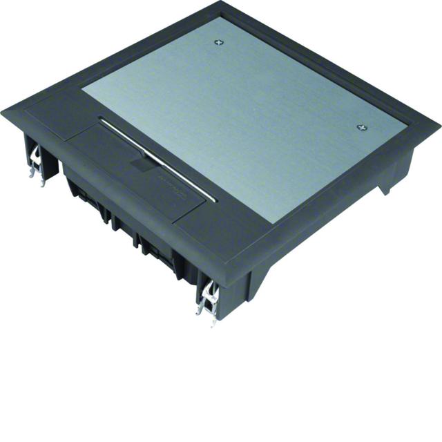 tehalit.VE-EE Pokrywa uchylna VQ06 200x200 wykładzina 5mm czarny PA VQ06059005 HAGER