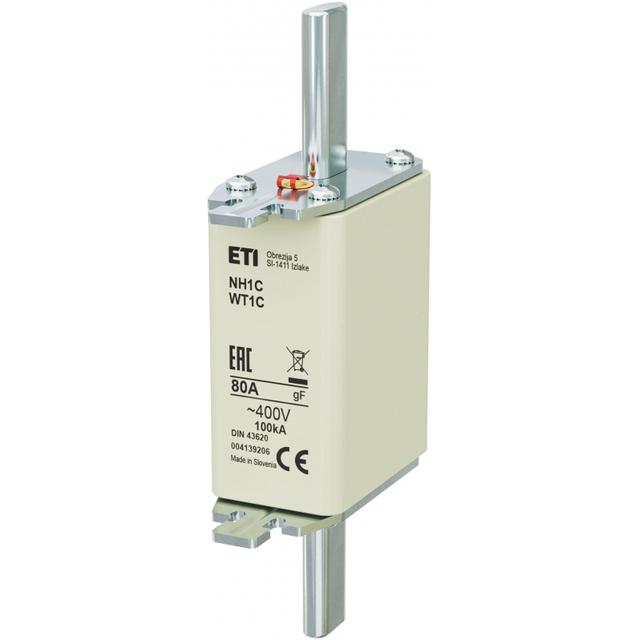 WT-1C/gF 80A E - Wkładka topikowa przemysłowa szybka