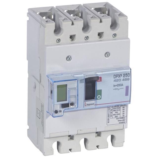 Wyłącznik DPX3 250 El+P 3P 250A 50Ka 420469 LEGRAND