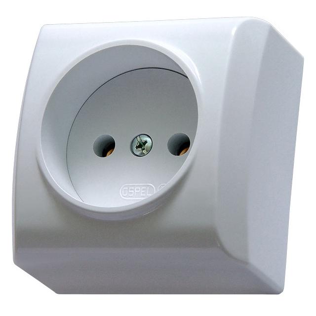 BIS Gniazdo pojedyncze - kolor biały