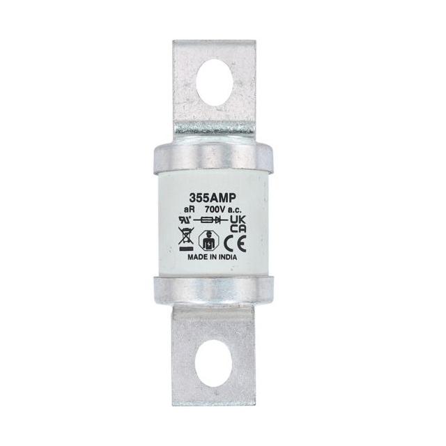 355AMP 690V AC BS88 HIGH SPEED TWIN FUSE Wkładka szybka 355A AC 690V DC 350V BS88 83x113 m 355MMT EA