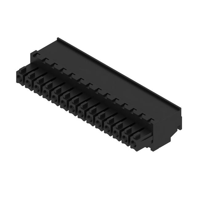 BCZ 3.81/14/270 SN BK BX Wtyk PCB (złącze wiązki), 3.81 mm, Liczba biegunów: 14, Przyłącze z jarzmem /50szt./ 1940440000 WEIDMÜLLER