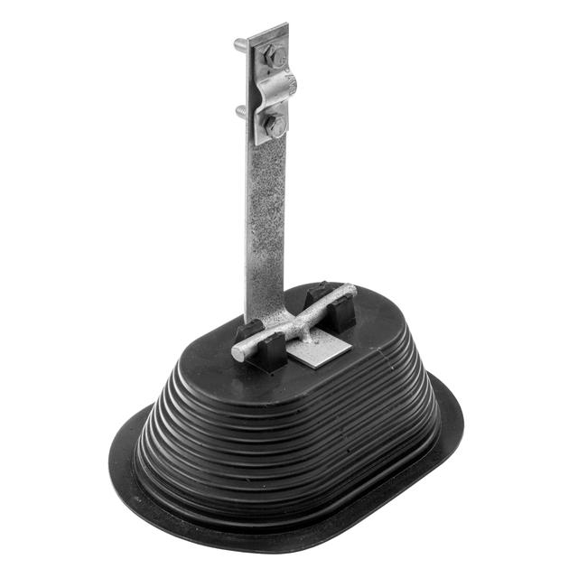 Uchwyt betonowy w tworzywie z nadstawką B = 200 (zacisk przez śrubę) oc.ogniowy