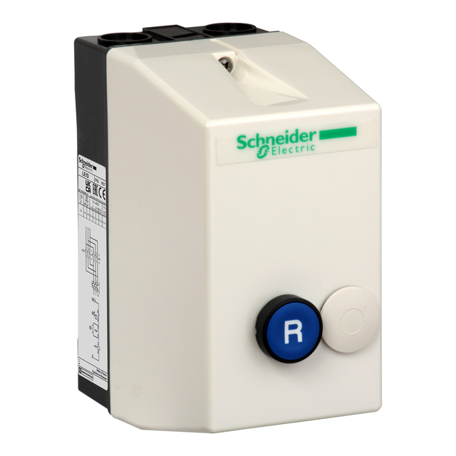 Rozrusznik silnikowy w obudowie TeSys LE 9A cewka 230VAC reset