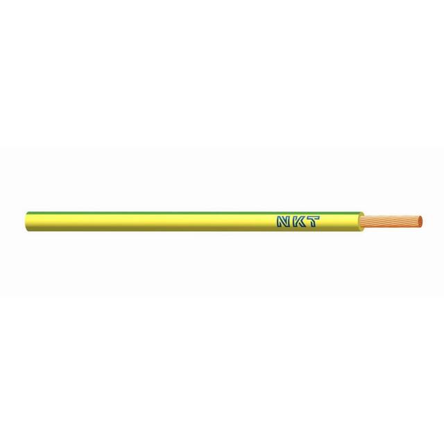 Przewód instalacyjny H07V-K (LgY) 4mm2 żółto-zielony 450/750V /100m/ NKT