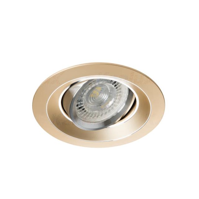 COLIE DTO-G Oczko sufitowe COLIE DTO-G okrągły stop aluminium kolor złoty anodowany 1XGx5,3/GU10 KAN