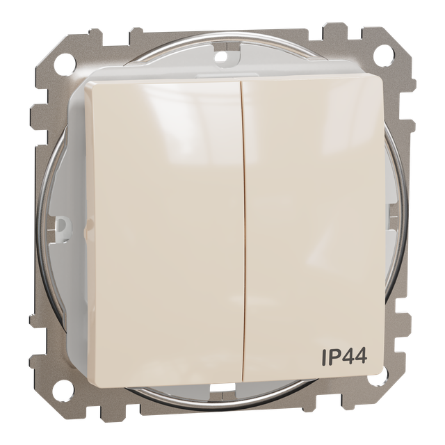 Sedna Design & Elements Łącznik świecznikowy IP44 beżowy SDD212105 Schneider