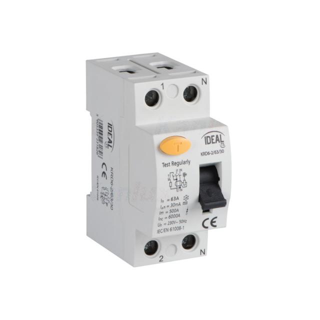 Wyłącznik różnicowo-prądowy KRD6-2/63/30