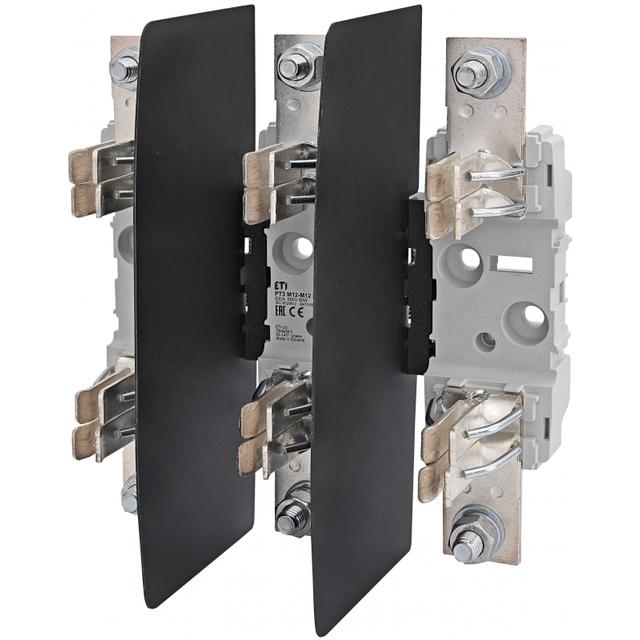 PT 3 M12-M12 3p - Podstawa bezpiecznikowa