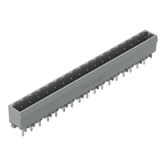 MCS-MIDI Classic wtyk 17-bieg. szary raster 5 mm /50szt./ WAGO