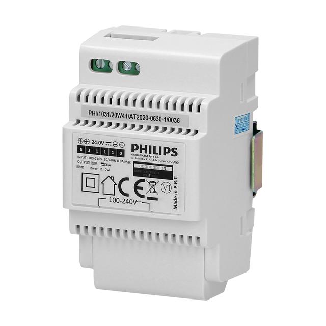 Philips WelcomeEye Power transformator modułowy do systemów wideo domofonowych 230V AC/24V DC łatwy