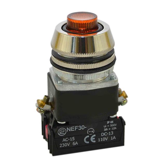 Przycisk NEF30-UWLY/24V żółty