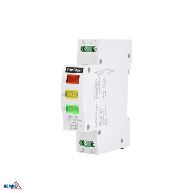 Kontolka lampa modułowa sygnalizacyjna SL9 3-FAZ SCHELINGER