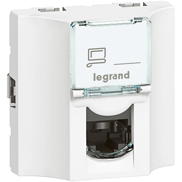 Mosaic 2M Gniazdo Przelotowe 1Xrj45 Kat.6 Utp 078622 LEGRAND
