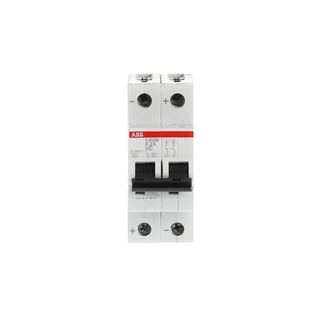 S202M-K2UC Wyłącznik nadprądowy AC/DC 10kA 2P K2A 2CDS272061R0277 ABB
