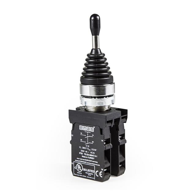 Joystick CM 4-pozycyjny niestabilny (metal) 4NO