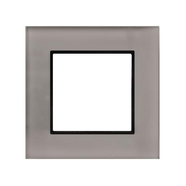 ARIA Ramka pojedyncza - kolor szare szkło