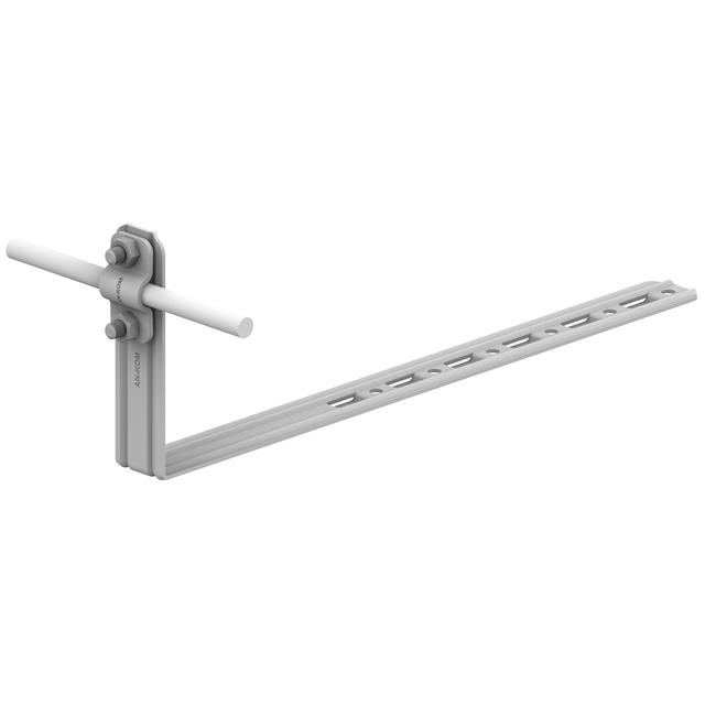 AN-25KL/OG/-N Uchwyt dach.regul.pros.Z-śruba L=28cm,H=10cm /OG/