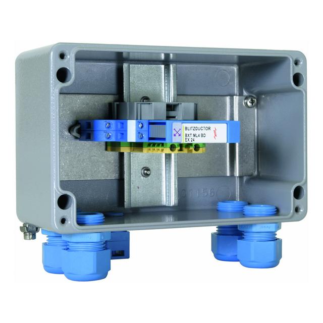 Obudowa aluminiowa z 1 ogranicznikiem BXT ML4 BD EX 24, IP 65, kolor szary